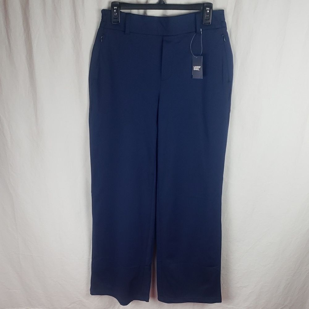 Land's End Women's Small Navy Blue Chino Pants